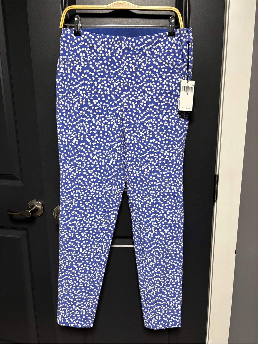 RLX Ralph Lauren Blue & White Printed Leggings